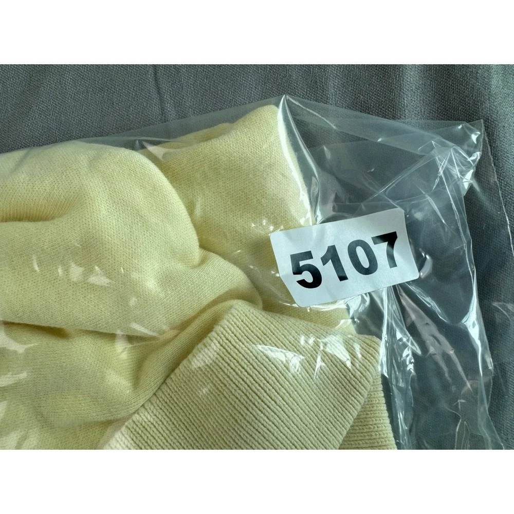 Vintage‎ J.Crew Polo Shirt Large Oarsman Yellow Cotton Short Sleeve Made in USA